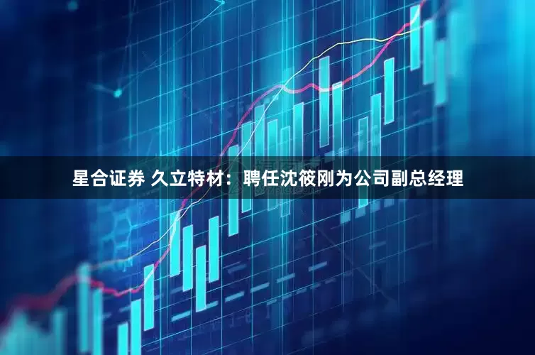 星合证券 久立特材：聘任沈筱刚为公司副总经理